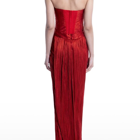 Maria Lucia Hohan "Hailey" Dress in Salsa - Picture 3 of 8